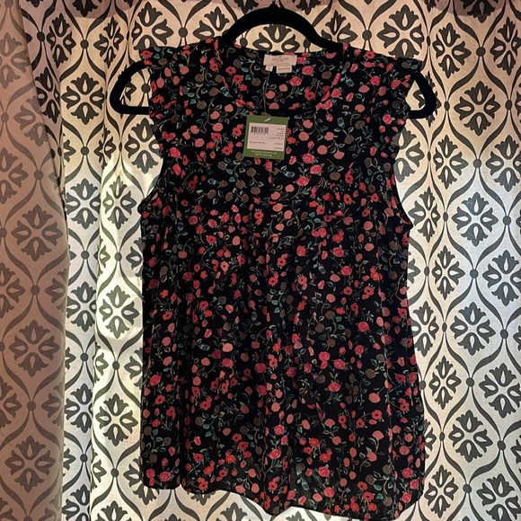 NWT Kate Spade sleeveless shirt, size Small. - Picture 2 of 4